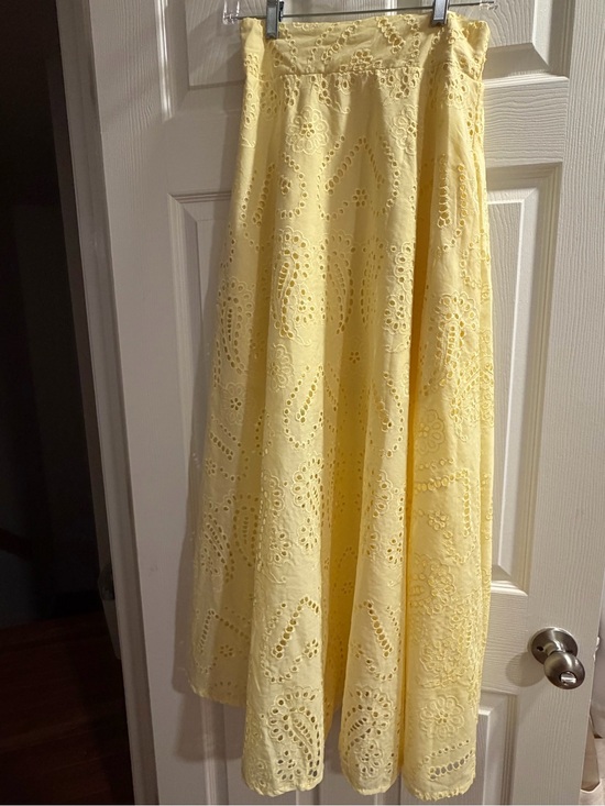 Chicwish Dresses & Skirts - Chicwish Yellow Eyelet Maxi Skirt